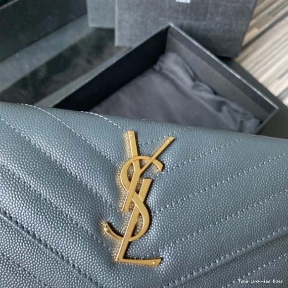 Tony Luxuries MONOGRAM LARGE FLAP WALLET YSL 0728